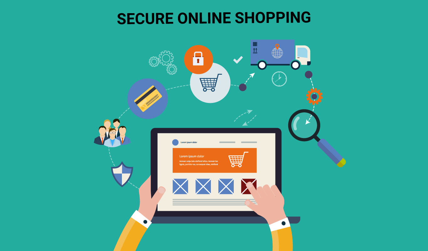 Shopping online securely 